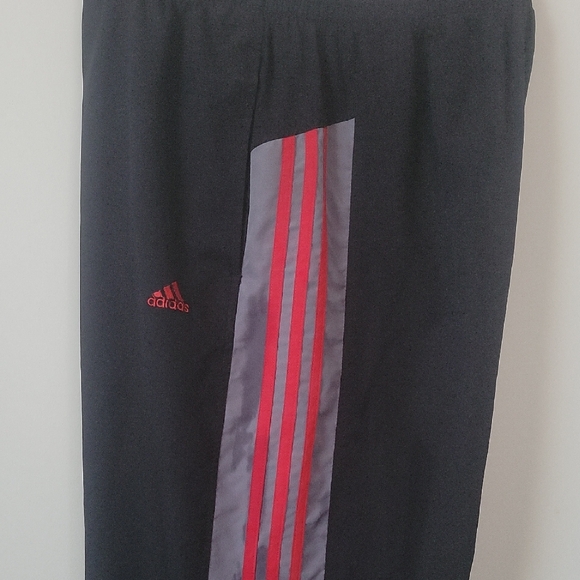adidas Other - Adidas Black and Red Sweatpants